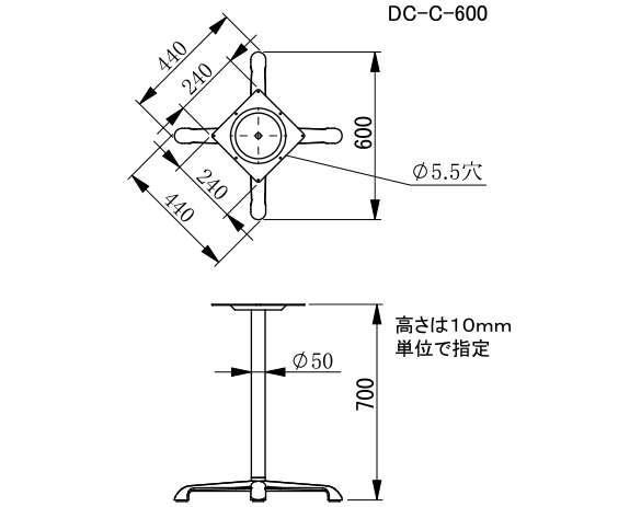 HAYASHI_DC-C-600の図面